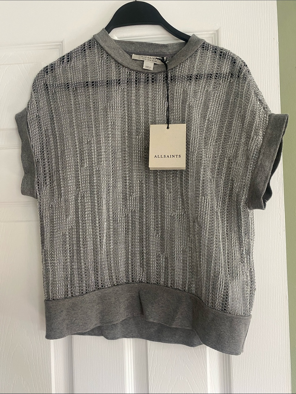 AllSaints Gray Gianna Tank